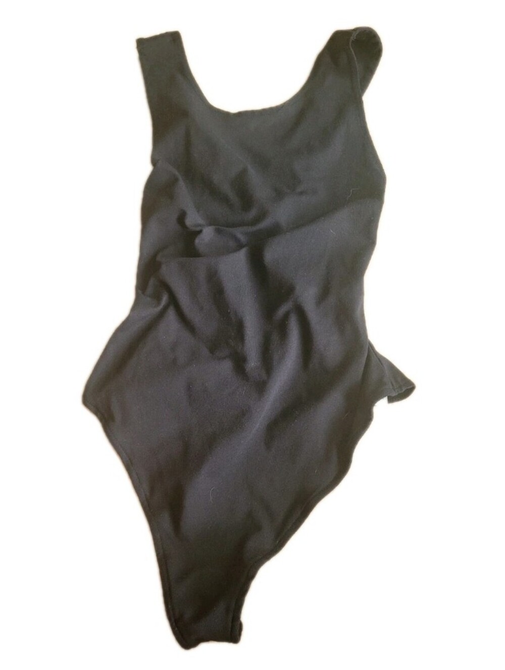 Intimately Free People $78 Black.Strap Back Thong Bodysuit Sz Xs-S